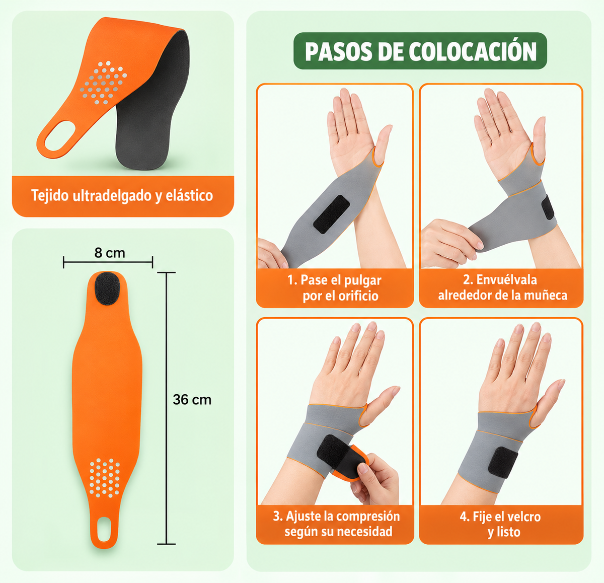 WristPro™ Muñequera ajustable