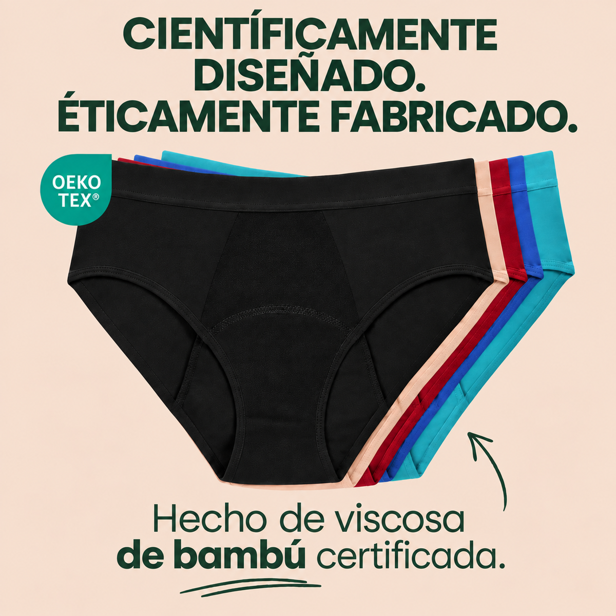 BambuSoft™ Calzón Máxima absorción